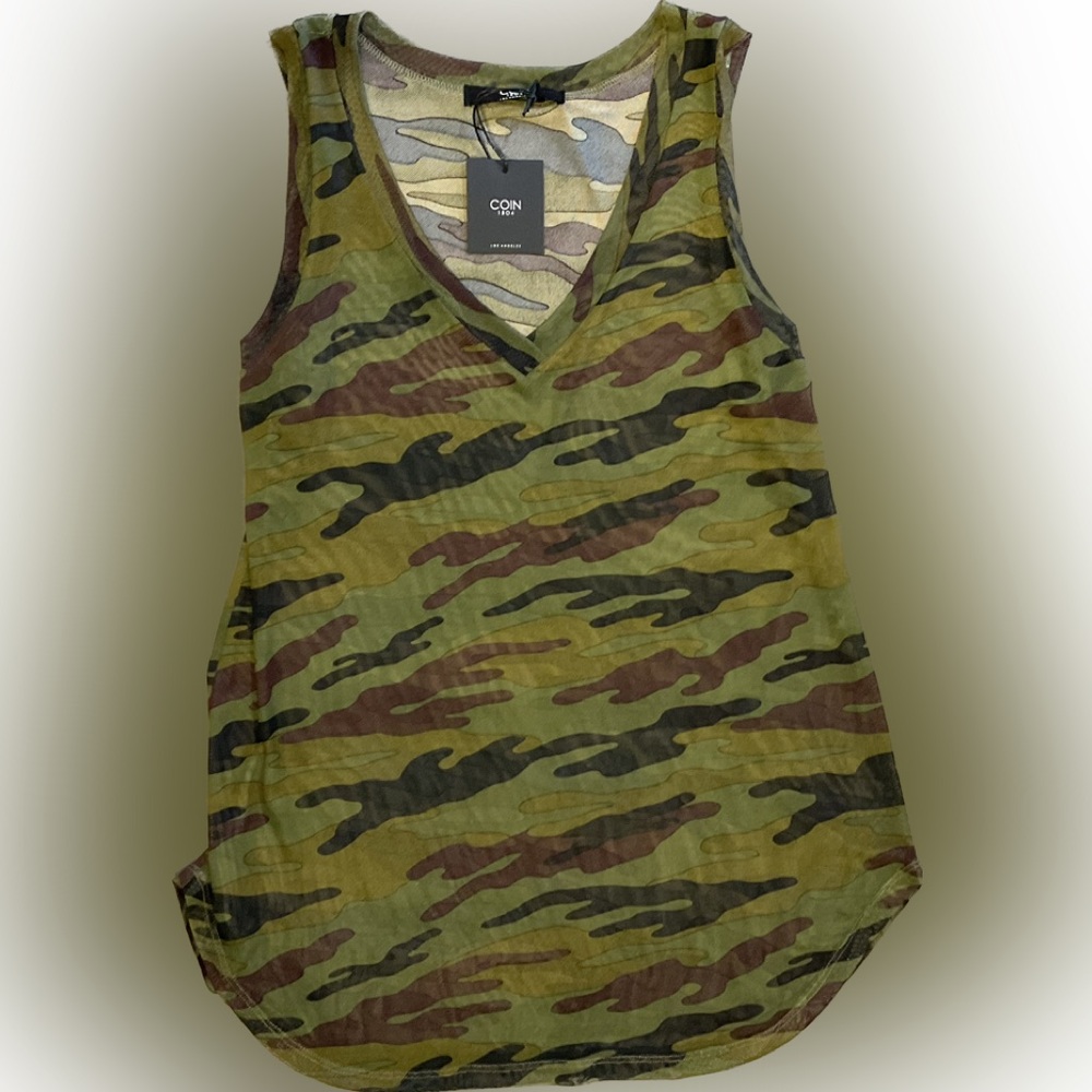 COIN1804 mesh camo tank.